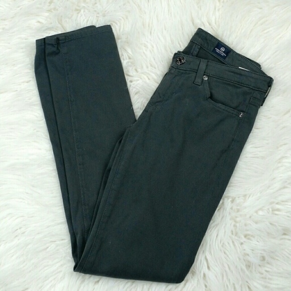 AG Adriano Goldschmied Stilt Cigarette Jeans Pants Grey SZ 26 - Picture 4 of 7